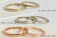 【手作り指輪itosina】K10 gold ring 1.5mm幅