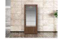 ミュージアム&nbsp;幅80cm&nbsp;コレクションボード&nbsp;コレクション棚&nbsp;ガラス棚&nbsp;高級&nbsp;大川家具&nbsp;壁面収納&nbsp;LEDライト&nbsp;&nbsp;【開梱設置】