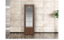 ミュージアム&nbsp;幅60cm&nbsp;コレクションボード&nbsp;コレクション棚&nbsp;ガラス棚&nbsp;高級&nbsp;大川家具&nbsp;壁面収納&nbsp;LEDライト&nbsp;&nbsp;【開梱設置】