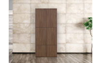 ミュージアム&nbsp;幅80cm&nbsp;板戸&nbsp;コレクション棚&nbsp;収納棚&nbsp;キャビネット&nbsp;高級&nbsp;大川家具&nbsp;壁面収納&nbsp;&nbsp;【開梱設置】