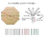 34953100 3層パラソル 2.4m ベージュ