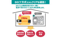 ＤＥＣＴ方式テレビドアホン（子機セット）