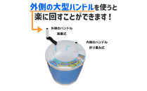 全手動ウォッシャー　電気不要で洗濯・脱水　防災　WS-01　