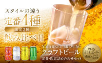 Y.MARKET&nbsp;BREWING&nbsp;&nbsp;毎月6本【12カ月定期便】&nbsp;定番・限定詰め合わせセット&nbsp;ギフトやプレゼントにも！