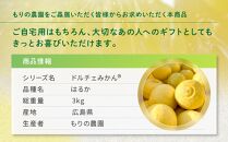 厳選！早春の香り！完熟はるか 家庭用（約3kg）2025年2月中旬～3月上旬 発送予定 フルーツ お取り寄せ 産地直送 もりの農園 ドルチェみかん