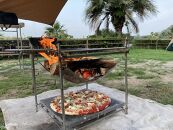 【HITAKIフルセット】ピザと肉とスープが同時に調理できる究極の焚き火台（２個口発送）
