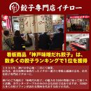 【定期便3ヶ月コース】神戸名物 味噌だれ餃子2種／計100個（50個×2パック） ×3回