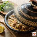 伊賀焼陶板鍋 ふっくらさん（中） 2～4人用