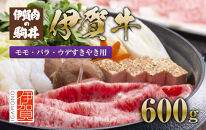 伊賀牛&nbsp;モモ・バラ・ウデすきやき用600g