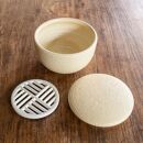 黄瀬戸／小：伊賀焼 おひつ 陶珍小 (ごはん約1合分）