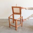 木製折り畳み椅子「patol stool」 籐張り【ポイント交換専用】