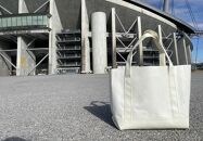 豊田スタジアムの屋根膜から作ったトートバッグ　ロゴなし（無地）