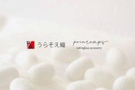 【うらそえ織 × printemps 】タティングレース accessory daisy (white×purple)