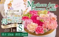 【季節限定商品】【先行予約】フラワーケーキＳ Mothers day Flower Gift 花ギフト 生花 ＜想いを届ける母の日ギフト＞※2025年5月6日～9日の間にお届け