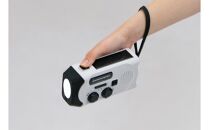 手回し充電ラジオライトJTL-29ホワイト