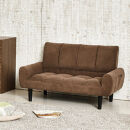 2Pコーデュロイソファー　コーヒーブラウン