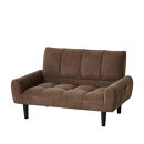 2Pコーデュロイソファー　コーヒーブラウン