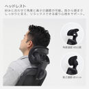 メッシュハイバックチェア肘付　黒