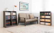 大容量ホームシェルフ&nbsp;W75&nbsp;ウォルナット&nbsp;AKU100162803