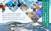 横浜・八景島シーパラダイス　ワンデーパス（水族館4施設＋アトラクション）大人2名さま＋小中学生1名さま