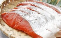 脂と旨みたっぷり プレミアム 天然 紅鮭 姿 切り身 約2.5kg 前後 鮭 さけ 鮭カマ 骨取り 海鮮 魚介類 海の幸 紅サケ 紅シャケ シャケ おかず お取り寄せ