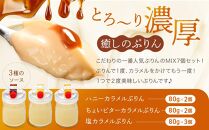 1番人気MIX7個セット（ハニーカラメルぷりん２個・ちょいビターカラメルぷりん２個・塩カラメルぷりん3個）