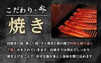 国内産うなぎ蒲焼4尾（タレ・山椒付き）合計500g以上