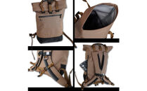 【鎌倉天幕】×&nbsp;AS2OV&nbsp;WP&nbsp;Cordura&nbsp;Roll&nbsp;Pack&nbsp;2Way&nbsp;3レイヤー・透湿防水Cordura&nbsp;ロールパック/リュックサック20L&nbsp;KTM-ASRS