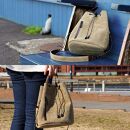 【鎌倉天幕】×&nbsp;AS2OV&nbsp;Water&nbsp;Proof&nbsp;Suede&nbsp;Bag&nbsp;2Way&nbsp;スエード・日本製&nbsp;巾着ショルダーバッグ&nbsp;KTM-ASSB&nbsp;
