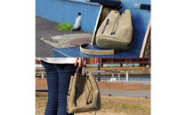 【鎌倉天幕】×&nbsp;AS2OV&nbsp;Water&nbsp;Proof&nbsp;Suede&nbsp;Bag&nbsp;2Way&nbsp;スエード・日本製&nbsp;巾着ショルダーバッグ&nbsp;KTM-ASSB&nbsp;