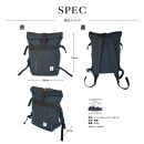 【鎌倉天幕】×&nbsp;AS2OV&nbsp;Alberton&nbsp;Classic&nbsp;Roll&nbsp;Pack&nbsp;2Way&nbsp;日本製ロールパック/バックパック&nbsp;KTM-ASBP