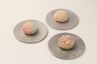 「ひんやり」をキープしてくれるアルミ鋳物の菓子皿（Sakuraセット）  石川 金沢 加賀百万石 加賀 百万石 北陸 北陸復興 北陸支援