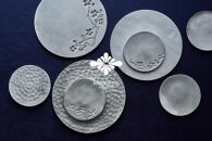 「ひんやり」をキープしてくれるアルミ鋳物の菓子皿セット（Ume Lサイズ / Sサイズ）  石川 金沢 加賀百万石 加賀 百万石 北陸 北陸復興 北陸支援
