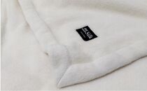 【キングサイズ】贅沢タッサーシルク100%(毛羽部分)毛布 220×200cm　SILK-K