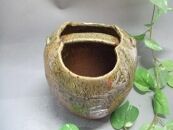 【信楽焼】陶華花入れ　花入　花器　花瓶　nha-038