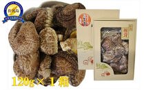 肉厚!佐渡産高級どんこしいたけ(120g)×1袋