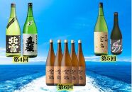 【定期便】佐渡の酒６カ月連続お届けC