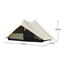 【鎌倉天幕】SOLOIST 1,2人用 3レイヤー ワンウォール テント（ポール無しセット)  KTMSLT