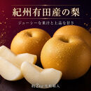 ジューシー果汁の紀州有田産の梨約２kg&nbsp;　化粧箱入【先行予約】【2026年8月中旬以降発送予定】