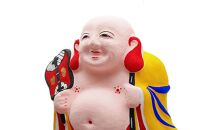 【長谷寺詣で人気の土産品】出雲人形　布袋さん（中）