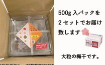 はちみつ漬梅干　1kg(500g×2)　紀州南高梅　特選Ａ級　ふっくら大粒4Ｌ以上　蜜宝梅　塩分約5％　A-040a