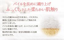 ノーブルロングタオル5枚（ペールトーン４色とオフホワイト）アソート 入金確認後30日以内に順次出荷(土日祝除く）