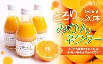 とろり　みかんネクター180ml×20本［IKE233］