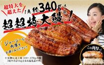 訳あり 九州産うなぎ備長炭手焼蒲焼３尾　合計1000g以上