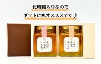 はちみつ 有田のはちみつセット （みかん蜂蜜210g 百花蜜蜂蜜210g 各1本） 和歌山県産 産地直送 【みかんの会】