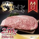 博多和牛 サーロインステーキ　250g ( 250g×1枚 )【博多和牛 和牛 牛 肉 お肉 サーロイン ステーキ 贅沢 人気 食品 オススメ 送料無料 福岡県 筑前町 AR010】