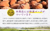 紀州南高梅　極上つぶれ梅　しそ1.2ｋｇ（400ｇ×３個）