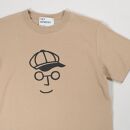 《0》【KEYMEMORY 鎌倉】キャスケットイラストTシャツ BEIGE