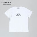 《1》【KEYMEMORY 鎌倉】ルート134イラストTシャツ WHITE