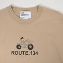 《0》【KEYMEMORY 鎌倉】ルート134イラストTシャツ BEIGE